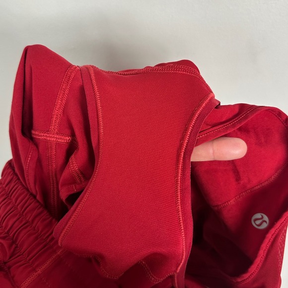 Lululemon Hotty Hot Shorts Dark Red Womens Size 4 Swift Running Athletic‎ W7AUSR - Picture 11 of 16